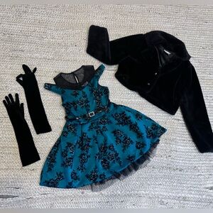Girl holiday dress & coat